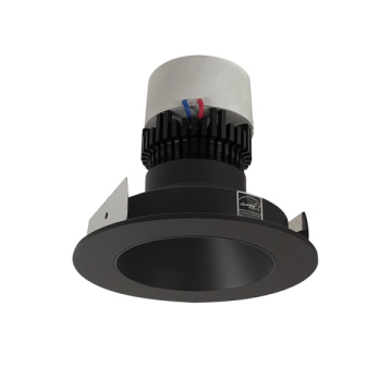 Nora Lighting 4" Pearl LED Retrofit Downlight - Round Deep Regressed - 900 Lumens - Dim to Warm - Black