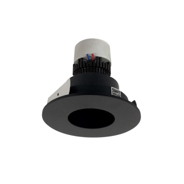 Nora Lighting 4" Pearl LED Retrofit Downlight - Round Pinhole - 750 Lumens - Dim to Warm - Black