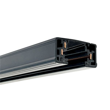 Nora Lighting 24" One-Circuit Track - Halo Style - Black