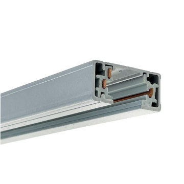 Nora Lighting 24" One-Circuit Track - Halo Style - Silver