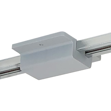 Nora Lighting Two-Circuit Track System Floating Canopy Feed - Silver