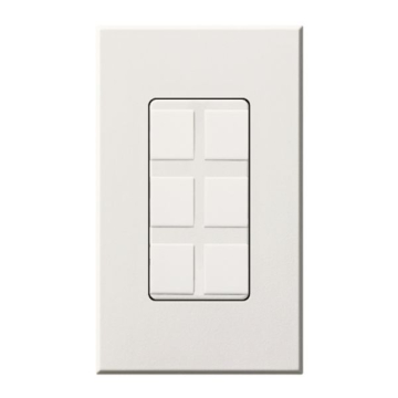 Lutron Nova T Architectural Multi-Port Receptacle - Field Customizable - White