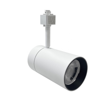 Nora Lighting Max XL LED Track Head - 38W - 2700K - 3,650 Lumens - Spot Optic - Halo Adapter - 120V - White