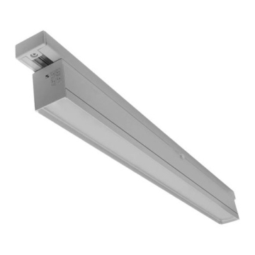 Nora Lighting 24" T-Line Linear LED Track Head - 20W - 1,600 Lumens - CCT Selectable - Silver