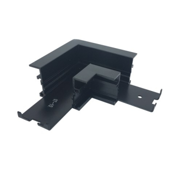 Nora Lighting Recessed Track Housing L-Connector - Black