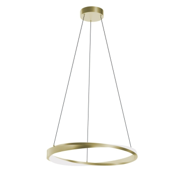AFX Oberon 24" LED Pendant - 780 Lumens - 20W - CCT Selectable - 120-277V - Light Antique Brass