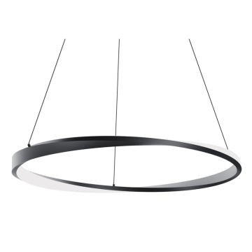 AFX Oberon 40" Single LED Pendant - 1,220 Lumens - 40W - CCT Selectable - 120-277V - Black