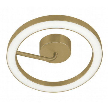 AFX One 18" LED Flush Mount - 1,600 Lumens - 30W - CCT Selectable - 120-277V - Light Antique Brass