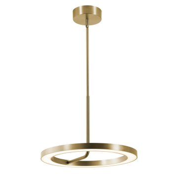 AFX One 18" LED Pendant - 1,660 Lumens - 30W - CCT Selectable - 120-277V - Light Antique Brass