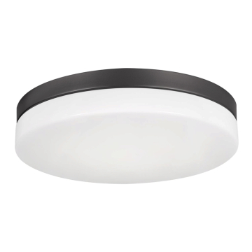 AFX Oscar 11" LED Flush Mount - 15W - CCT Selectable - 120V - Black
