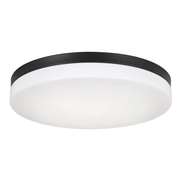 AFX Oscar 14" LED Flush Mount - 20W - CCT Selectable - 120V - Black