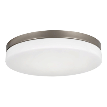 AFX Oscar 14" LED Flush Mount - 20W - CCT Selectable - 120V - Satin Nickel