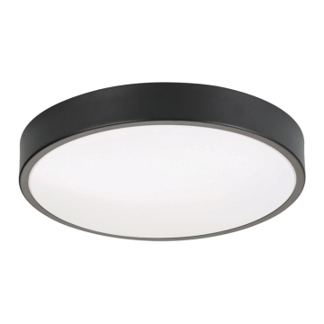 AFX Octavia 19" LED Flush Mount - Battery Backup - 46W - CCT Selectable - 120V - Black