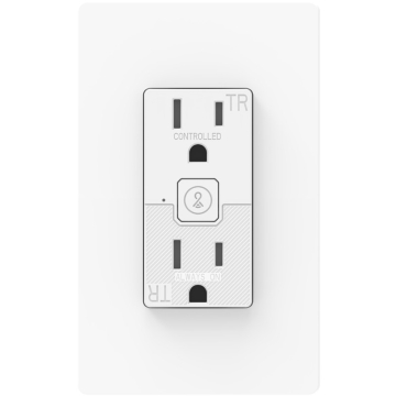 RAB Lightcloud Blue Smart Outlet - 15A - 1875W Load - 120V - Matte White
