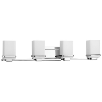 Progress Lighting Metric 4-Light Bath Vanity Light - 120V - Polished Chrome