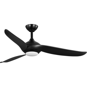Progress Lighting Conte 52" 3-Blade LED Ceiling Fan - 3000K - 120V - Matte Black