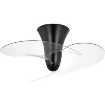 Progress Lighting Beal 33" 2-Blade Modern Ceiling Fan - 120V - Matte Black
