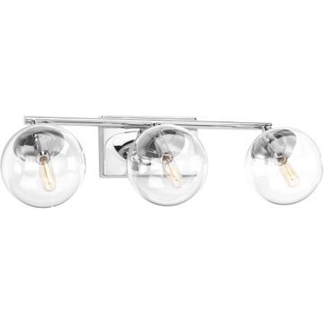 Progress Lighting Mod 3-Light Bath Vanity Light - 120V - Polished Chrome