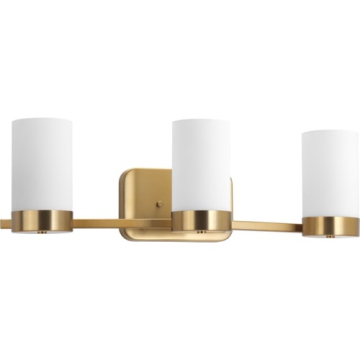Progress Lighting Elevate 3-Light Bath Vanity Light - 120V - Brushed Bronze
