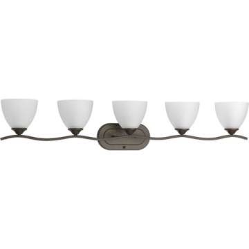 Progress Lighting Laird 5-Light Bath Vanity Light - 120V - Antique Bronze