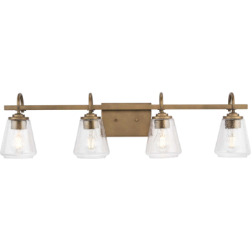 Progress Lighting Martenne 4-Light Bath Vanity Light - 120V - Aged Bronze