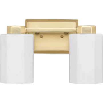 Progress Lighting Estrada 2-Light Bath Vanity Light - 120V - Brushed Gold