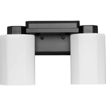 Progress Lighting Estrada 2-Light Bath Vanity Light - 120V - Matte Black