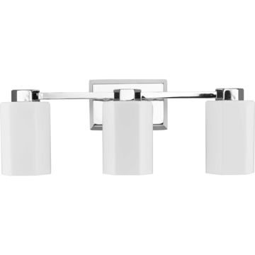 Progress Lighting Estrada 3-Light Bath Vanity Light - 120V - Polished Chrome