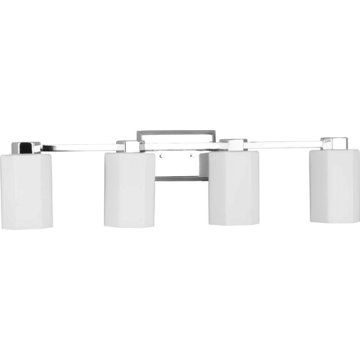 Progress Lighting Estrada 4-Light Bath Vanity Light - 120V - Polished Chrome