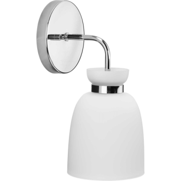 Progress Lighting Lexie 1-Light Bath Vanity Sconce - 120V - Polished Chrome