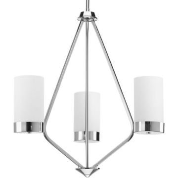Progress Lighting Elevate 3-Light Chandelier - 120V - Polished Chrome