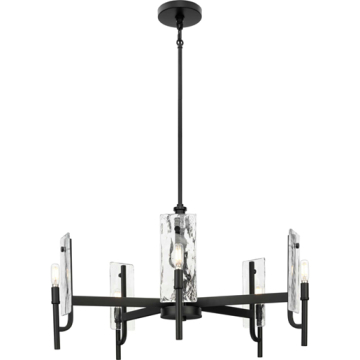 Progress Lighting Rivera 5-Light Chandelier - 120V - Matte Black