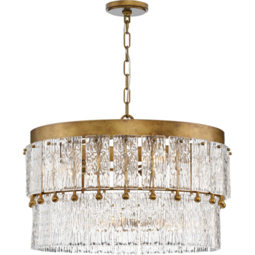 Progress Lighting Chevall 6-Light Chandelier - 120V - Gold Ombre