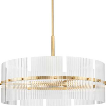 Progress Lighting Seville 6-Light Contemporary Chandelier - 120V - Soft Gold