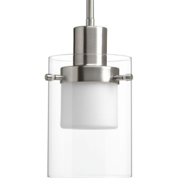 Progress Lighting Moderna LED Mini Pendant - 3000K - 120V - Brushed Nickel
