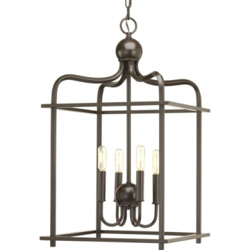 Progress Lighting Assembly Hall 4-Light Pendant - 120V - Antique Bronze