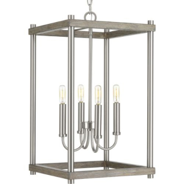 Progress Lighting Fontayne 4-Light Pendant - 120V - Brushed Nickel