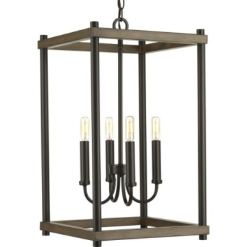 Progress Lighting Fontayne 4-Light Pendant - 120V - Antique Bronze