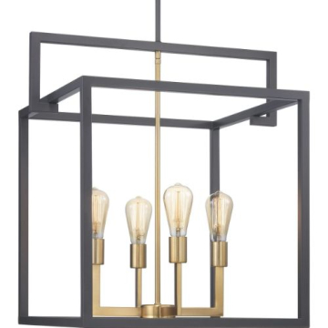 Progress Lighting Blakely 4-Light Pendant - 120V - Graphite