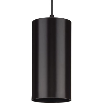 Progress Lighting Cylinder 6" 1-Light Pendant - 120V - Antique Bronze