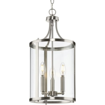 Progress Lighting Gilliam 3-Light Pendant - 120V - Brushed Nickel