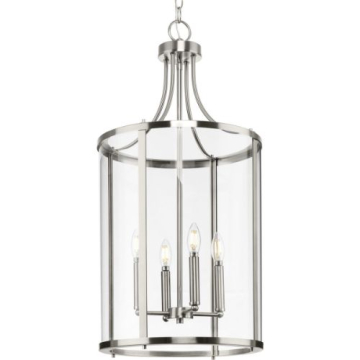 Progress Lighting Gilliam 4-Light Pendant - 120V - Brushed Nickel