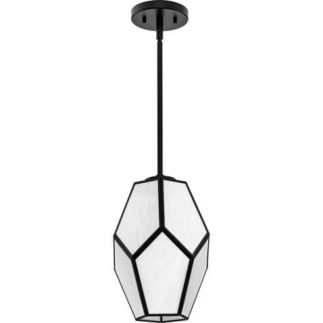Progress Lighting Latham 1-Light Pendant - 120V - Matte Black