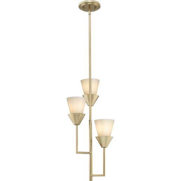 Progress Lighting Pinellas 3-Light Pendant - 120V - Soft Gold