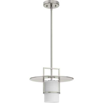 Progress Lighting Mystic 1-Light Pendant - 120V - Brushed Nickel