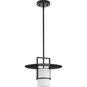 Progress Lighting Mystic 1-Light Pendant - 120V - Matte Black