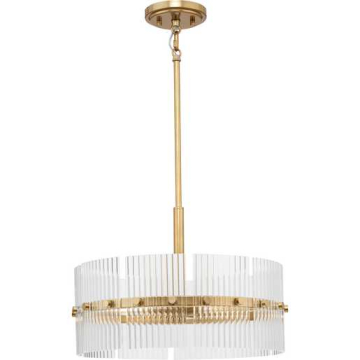Progress Lighting Seville 4-Light Contemporary Pendant - 120V - Soft Gold