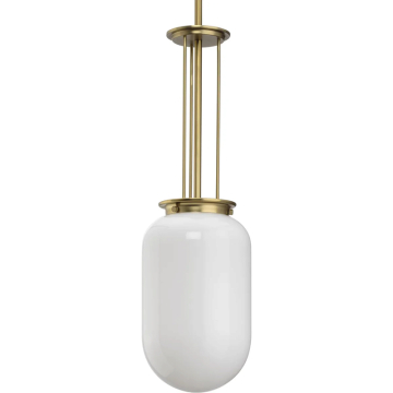 Progress Lighting Alisse 1-Light Pendant - 120V - Brushed Gold