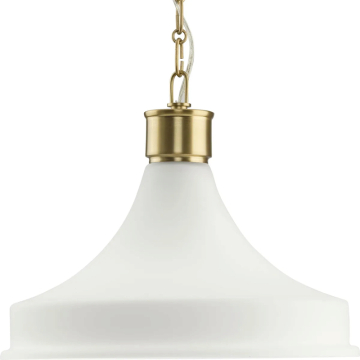 Progress Lighting Graelyn 1-Light Pendant - 120V - Brushed Gold