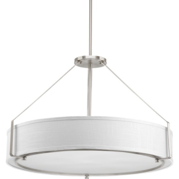 Progress Lighting Ratio 30" 6-Light Pendant - 120V - Brushed Nickel